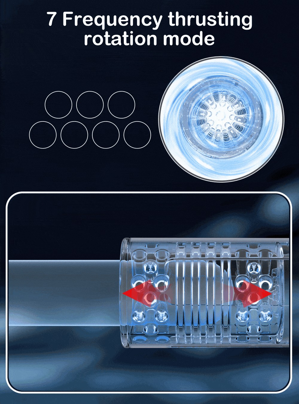 Automatic Male Masturbator Sex Toys for Men Adult Toy Male Thrusting Rotating Masturbation Tools Sex Machine Electric Penis Pump