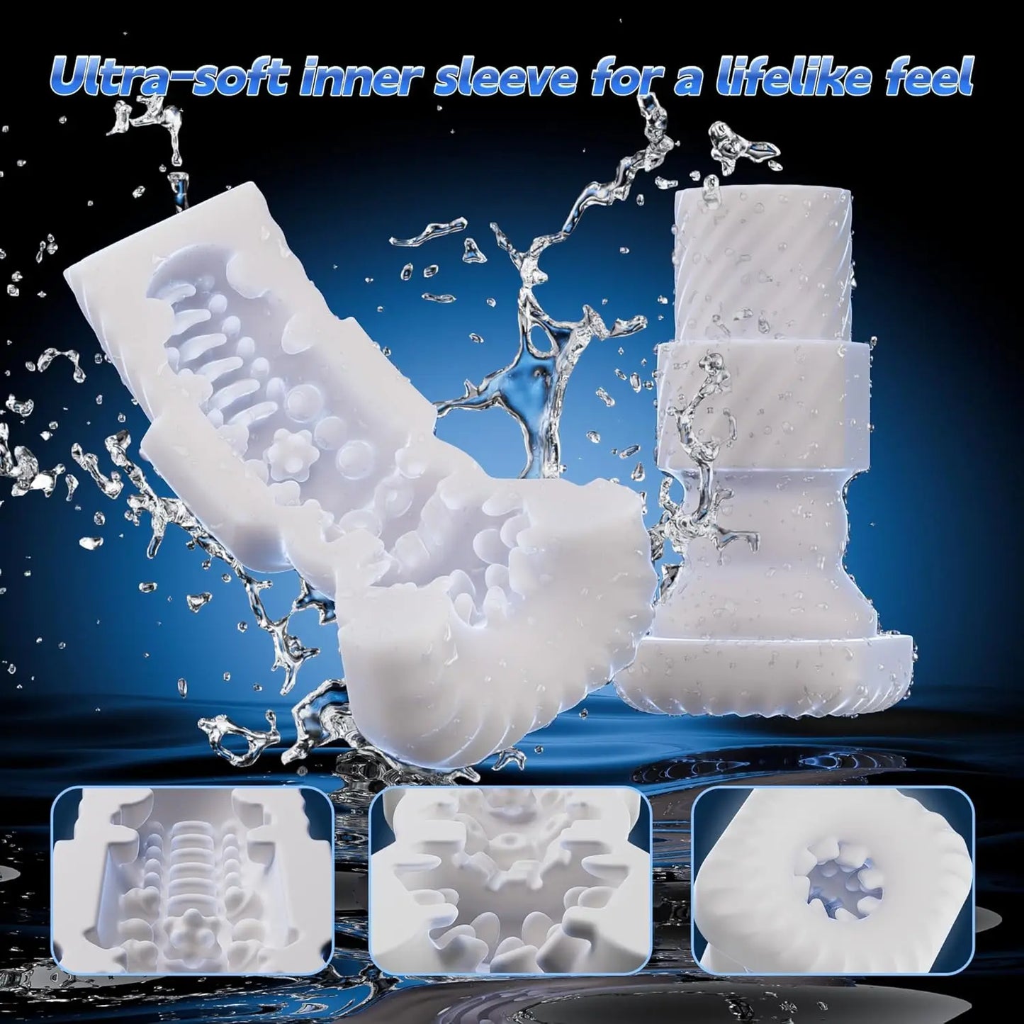 Automatic Thrusting Male Masturbator Cup handle Blowjob Pocket Pussy Strong Stroker Real Pocket Pussy Adult Sex Toys for Men