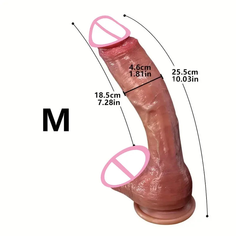 Oversized Soft Realistic Dildo Big Penis Suction Cup Dick Penetration Anal Adult Sex Toys/Anal Toy For Women Masturbation Dildos