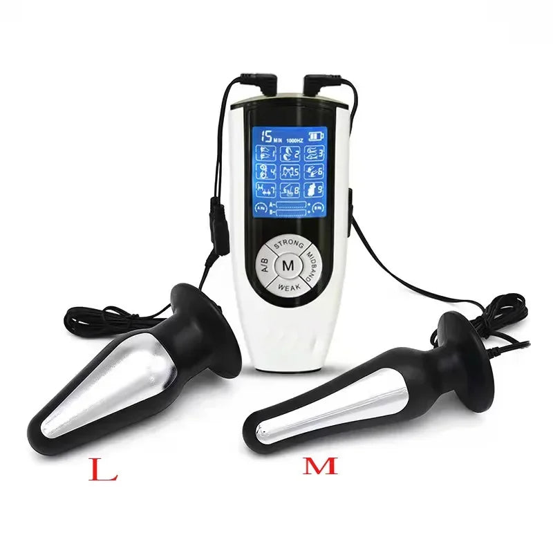 Electro Shock Ass Prostate Massager Pussy Stimulate Anal Butt Plug Erotic Insert Vagina Medical Toys for Couples Masturbators