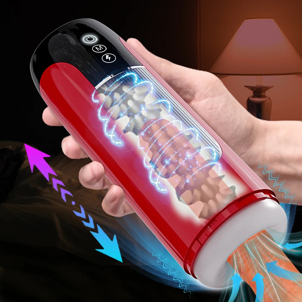 Automatic Male Masturbator Sex Toys for Men Adult Toy Male Thrusting Rotating Masturbation Tools Sex Machine Electric Penis Pump