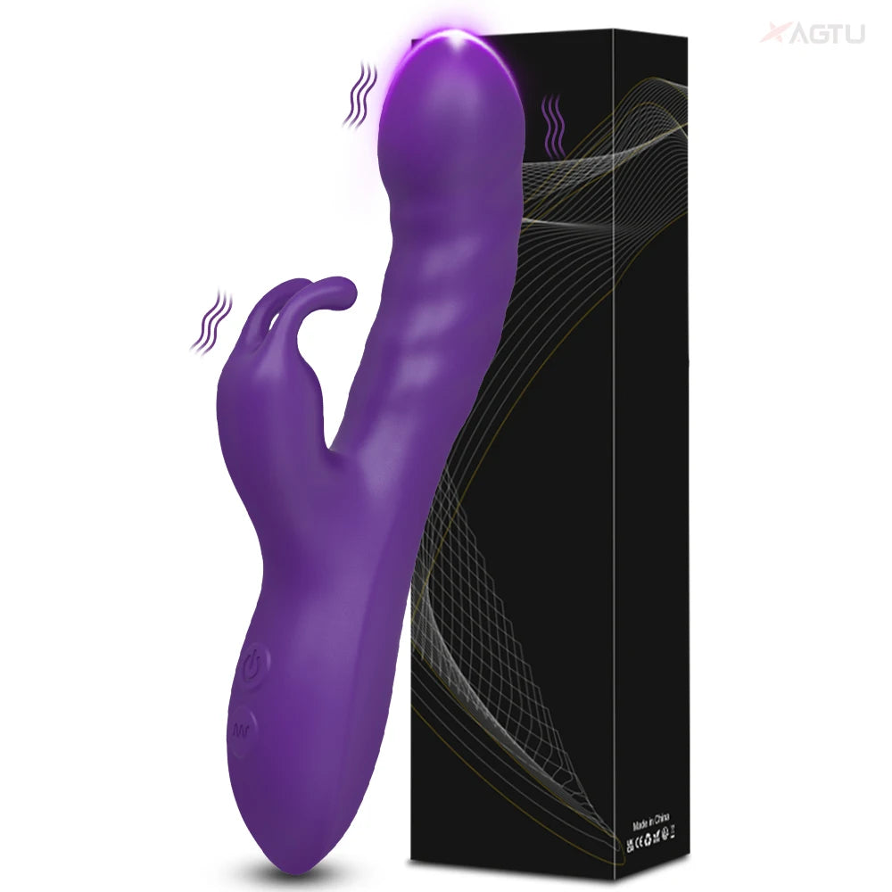 Rabbit Vibrator Realistic Dildo Sex Toys for Women 10 Vibration G Spot Clitoral Vibrators Stimulator Sextoy for Adults Goods 18+