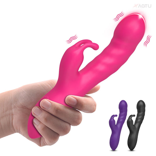 Rabbit Vibrator Realistic Dildo Sex Toys for Women 10 Vibration G Spot Clitoral Vibrators Stimulator Sextoy for Adults Goods 18+