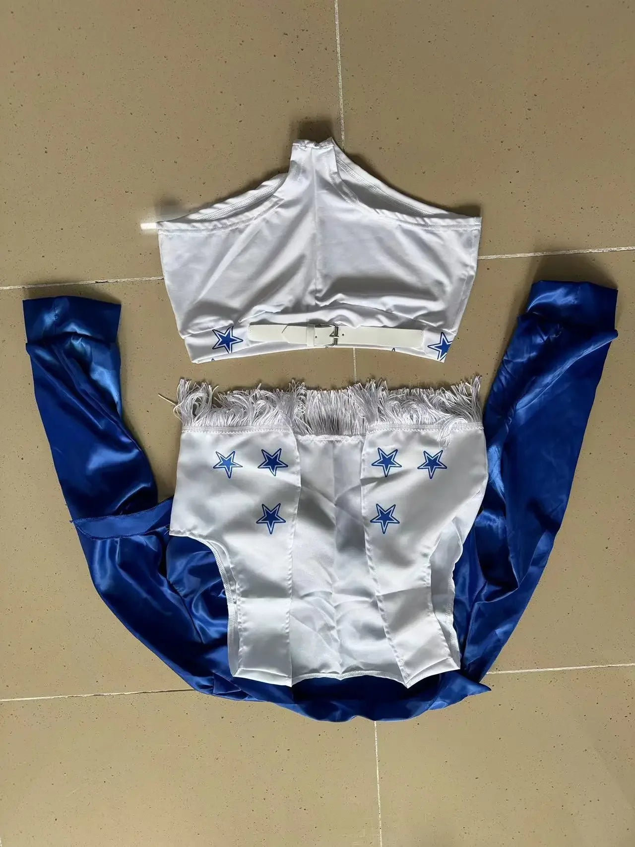Sexy High School Gymnastics Sports Meeting Dallas Cowgirl Cheerleading Fancy Dress Halloween Party Racer Cheerleader Cosplay Cos