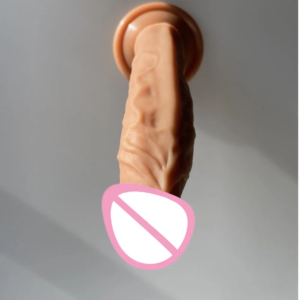 Realistic G-Spot Dildo with Suction Cup Silicone Penis Anal Dildo Adults Sex Toys for Women Man Strapon Dick Vagina Stimulator