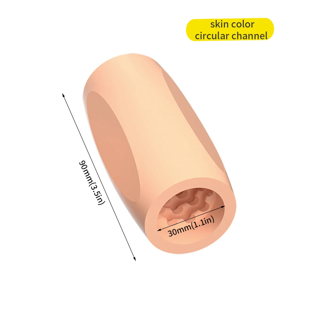 Masturbator Cup Sex Toy for Men Soft TPE Cock Training Sex Shop Male Glans Trainer Penis Sleeve Delay Exercise Adult Products