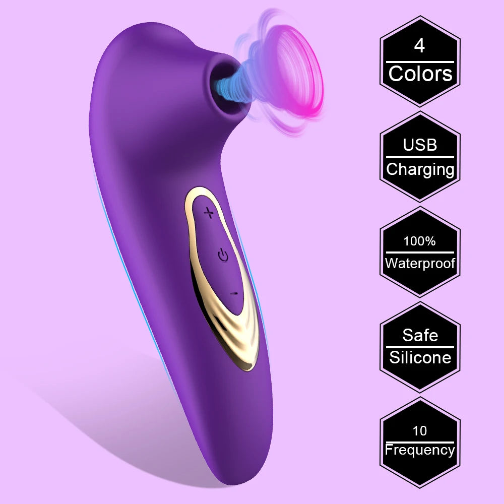 Vagina Sucking Vibrator Sex Toy for Woman Oral Tongue Blowing Suction Clitoris Stimulator Masturbator Erotic Sex Toys for Adults