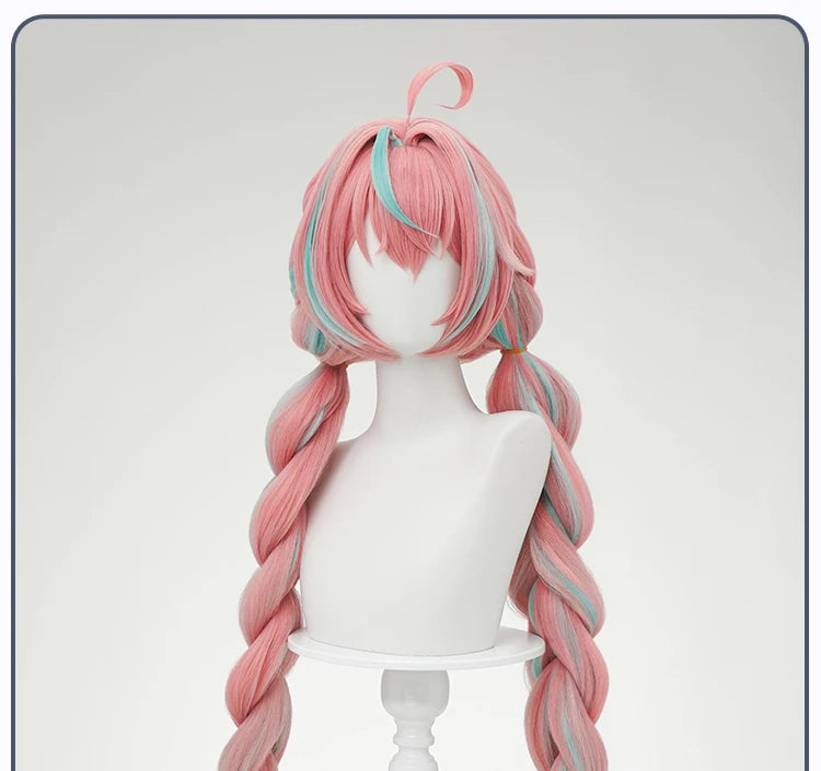 IN STOCK Newly Game Genshin Impact Varesa Cosplay Wig Halloween Party Christmas Role Playing Comic New Sexy wig Free cap 95cm