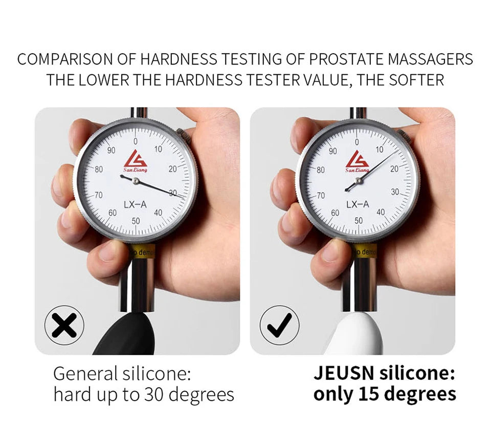 Smart APP Controlled Prostate Massager Dual Action Vibration and Electro Stimulation Magnetic Charge Silicone Male Stimulator