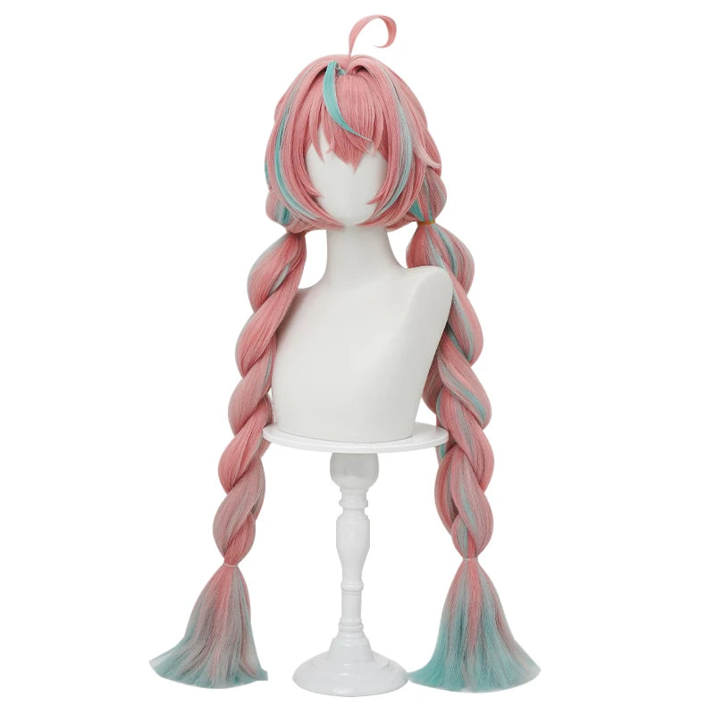 IN STOCK Newly Game Genshin Impact Varesa Cosplay Wig Halloween Party Christmas Role Playing Comic New Sexy wig Free cap 95cm
