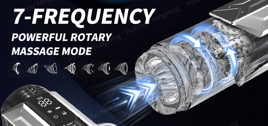 Automatic Male Masturbator Penis Pump Sucking Vibrating Thrusting Rotating 100% Waterproof Blowjob Adult Sex Toy Stroker For Men