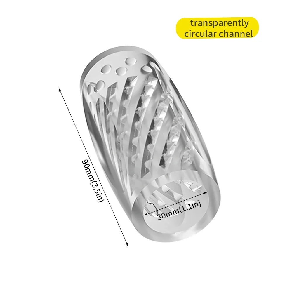 Masturbator Cup Sex Toy for Men Soft TPE Cock Training Sex Shop Male Glans Trainer Penis Sleeve Delay Exercise Adult Products