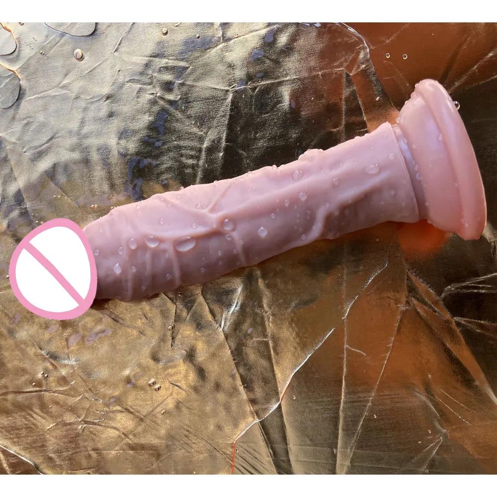 Realistic G-Spot Dildo with Suction Cup Silicone Penis Anal Dildo Adults Sex Toys for Women Man Strapon Dick Vagina Stimulator
