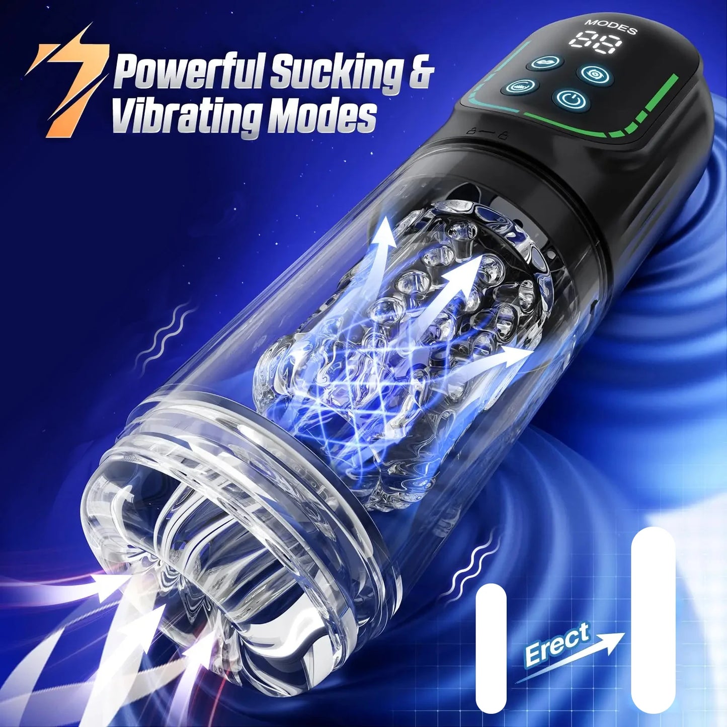 Automatic Thrusting Rotating Male Masturbator Licking Stroker Sucking Blowjob 100% Waterproof Pennis Pump Adult Sex Toys For Men