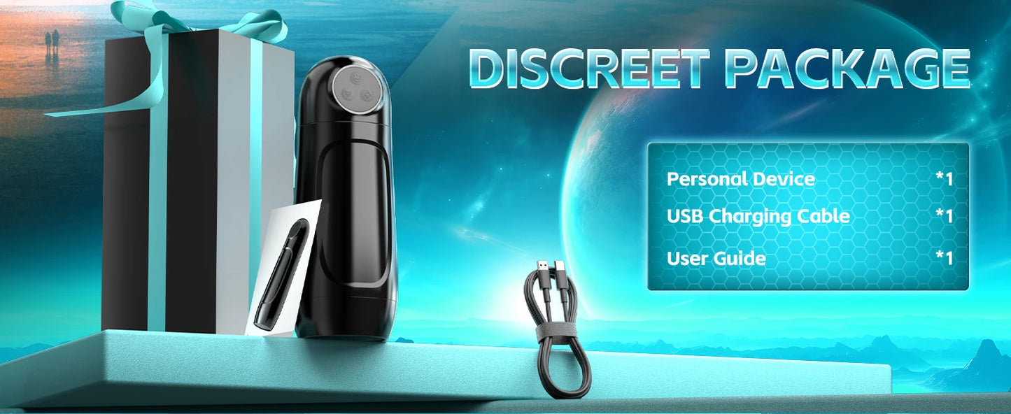 Automatic Sucking Male Masturbator Vibration Blowjob Machine Masturbation Cup With 9 Suction&10 Vibrating Modes Sex Toys for Men