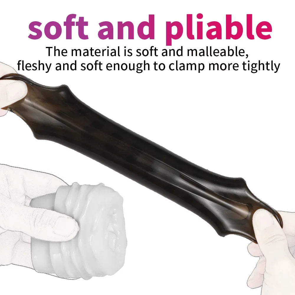 Masturbator Cup Sex Toy for Men Soft TPE Cock Training Sex Shop Male Glans Trainer Penis Sleeve Delay Exercise Adult Products