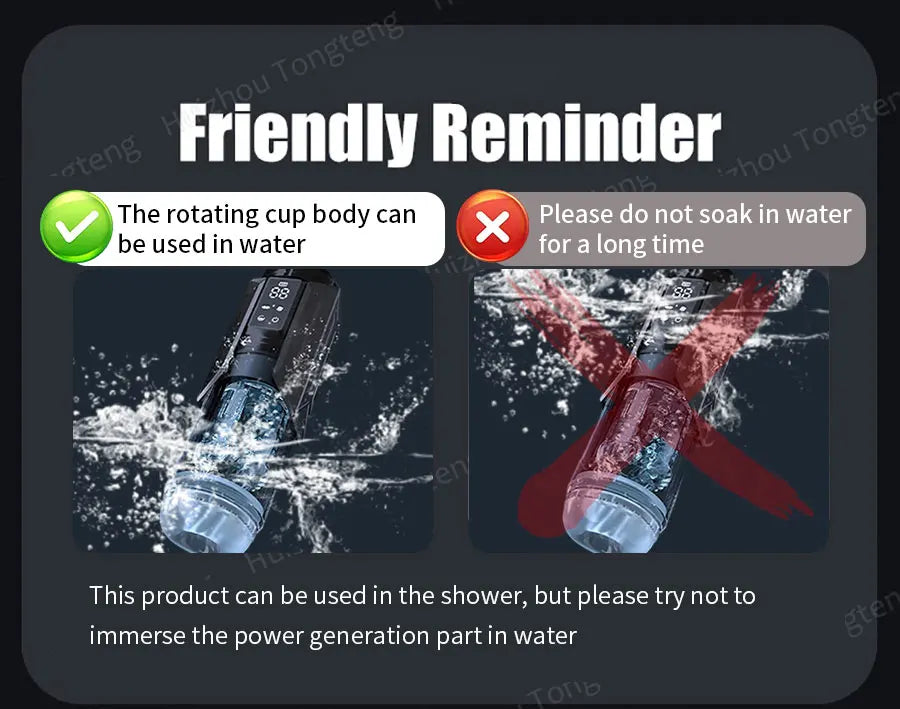 Automatic Male Masturbator Penis Pump Sucking Vibrating Thrusting Rotating 100% Waterproof Blowjob Adult Sex Toy Stroker For Men