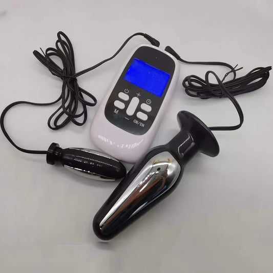 Electro Shock Ass Prostate Massager Pussy Stimulate Anal Butt Plug Erotic Insert Vagina Medical Toys for Couples Masturbators
