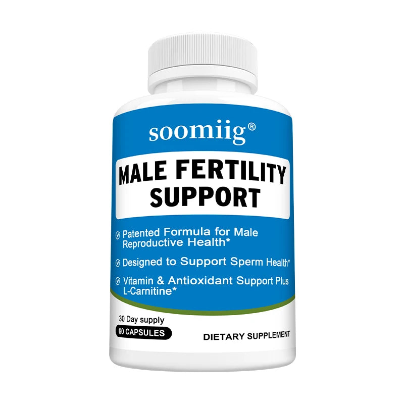 Men’s Reproductive Health Supplement - Fertility Balance, Vegan Non-GMO (30/60/120 Caps)