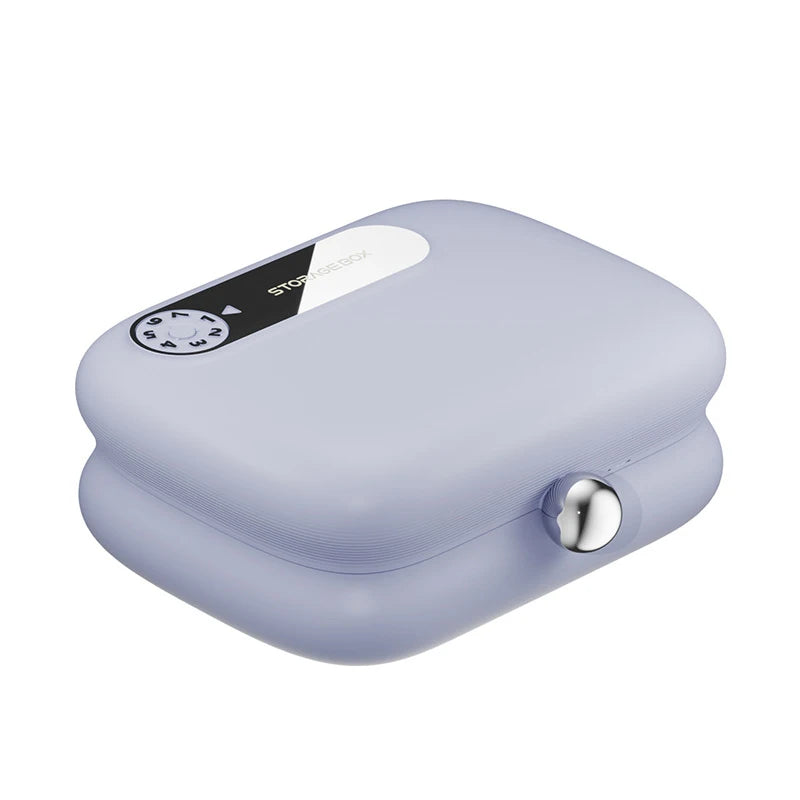 Portable pill box, small pill box for health supplements, vitamins, and weight loss pills, travel pill box for carrying