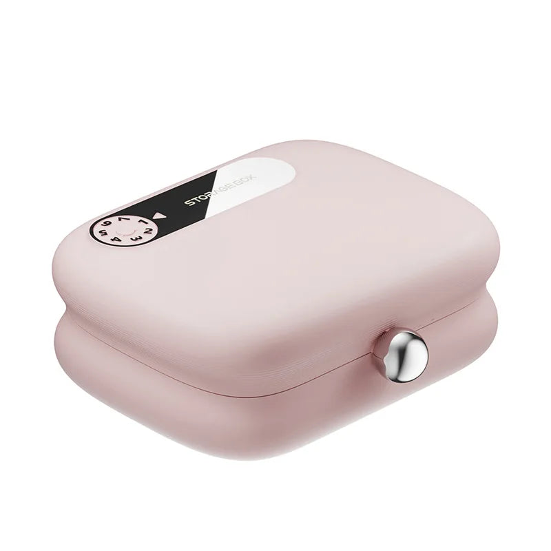 Portable pill box, small pill box for health supplements, vitamins, and weight loss pills, travel pill box for carrying