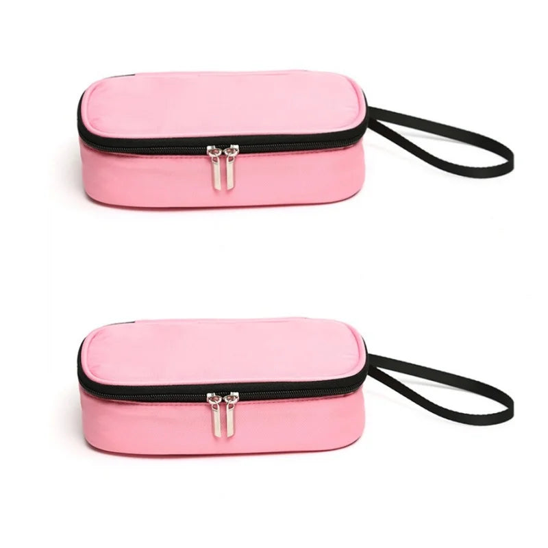 5Colors Insulin Cooling Bag Portable Diabetic Pocket Pill Protector Waterproof Thermal Insulated Cooler without Gel