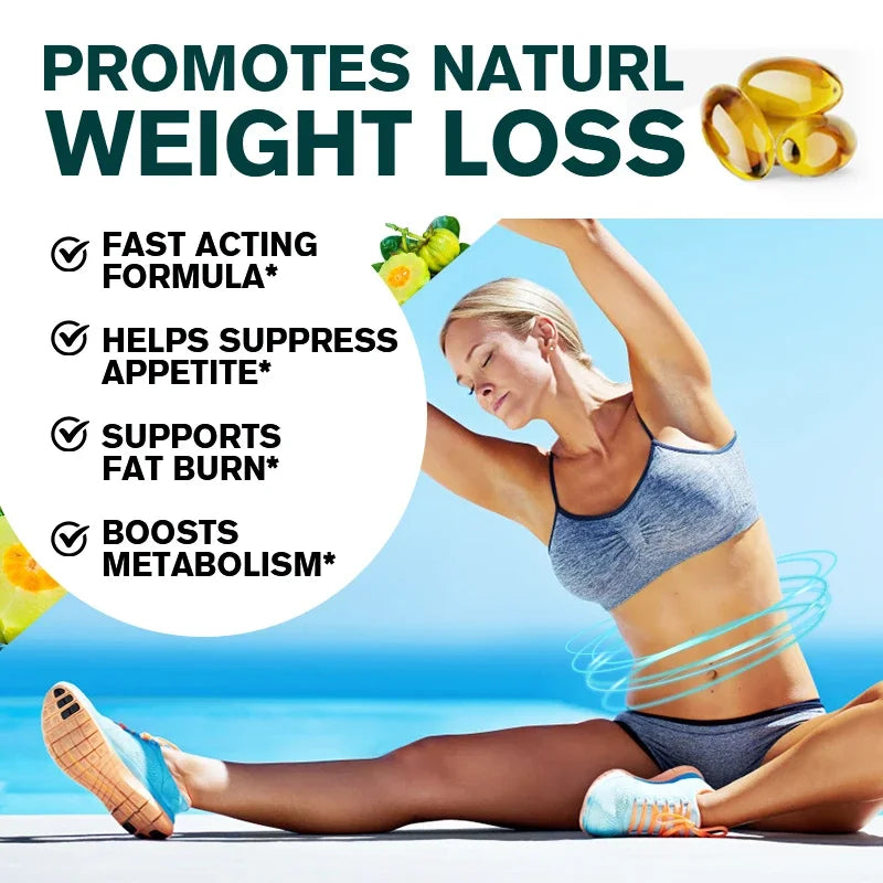 Buy 2 Get 2 Free! Garcinia Cambogia Extract Capsules, for Weight Loss, Energy Levels, Provides Antioxidant, Men & Women