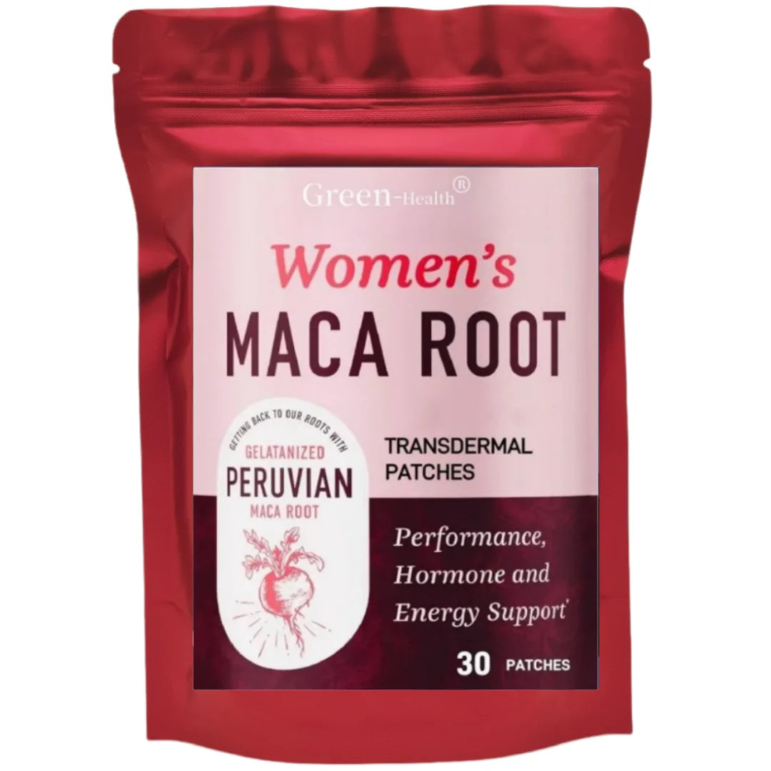 30 Count Women's Maca Root Transdermal Patches Boost Energy Support Hormone Balance And Menopause Symptoms