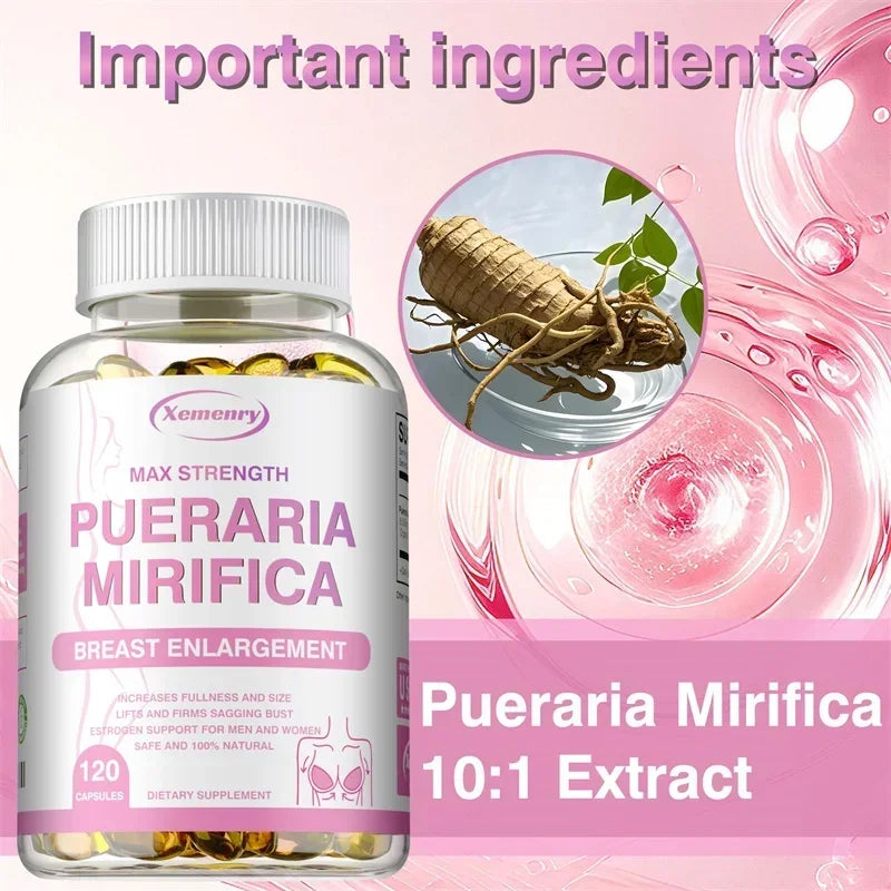 Pueraria Mirifica - Supports Women's Health, Balances Estrogen, Promotes Cell Growth, Relieves Menopausal Symptoms, Non-GMO