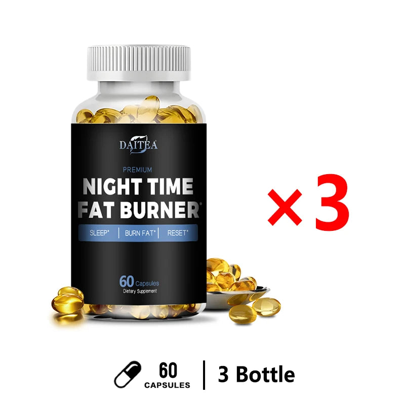 Nighttime Weight Loss Supplements - Thermogenic Metabolism Booster for Weight Loss and Immune Health