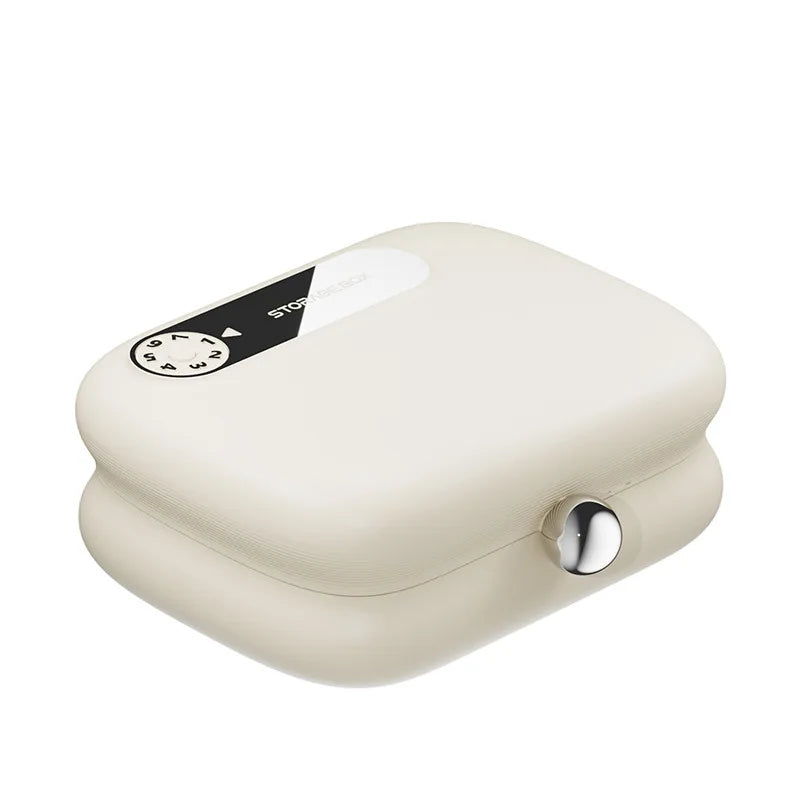 Portable pill box, small pill box for health supplements, vitamins, and weight loss pills, travel pill box for carrying