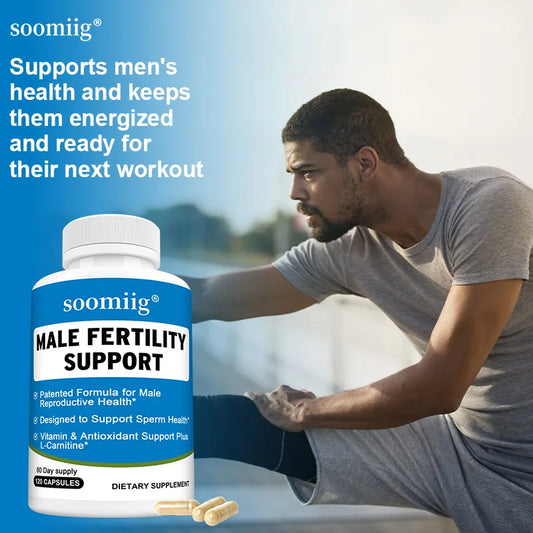 Men’s Reproductive Health Supplement - Fertility Balance, Vegan Non-GMO (30/60/120 Caps)