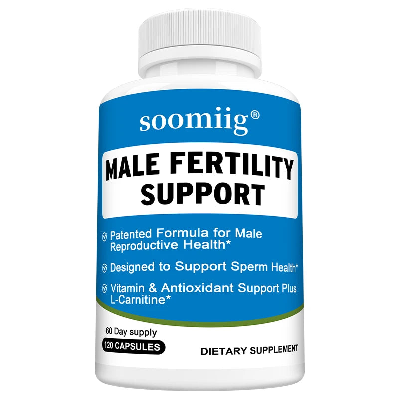 Men’s Reproductive Health Supplement - Fertility Balance, Vegan Non-GMO (30/60/120 Caps)