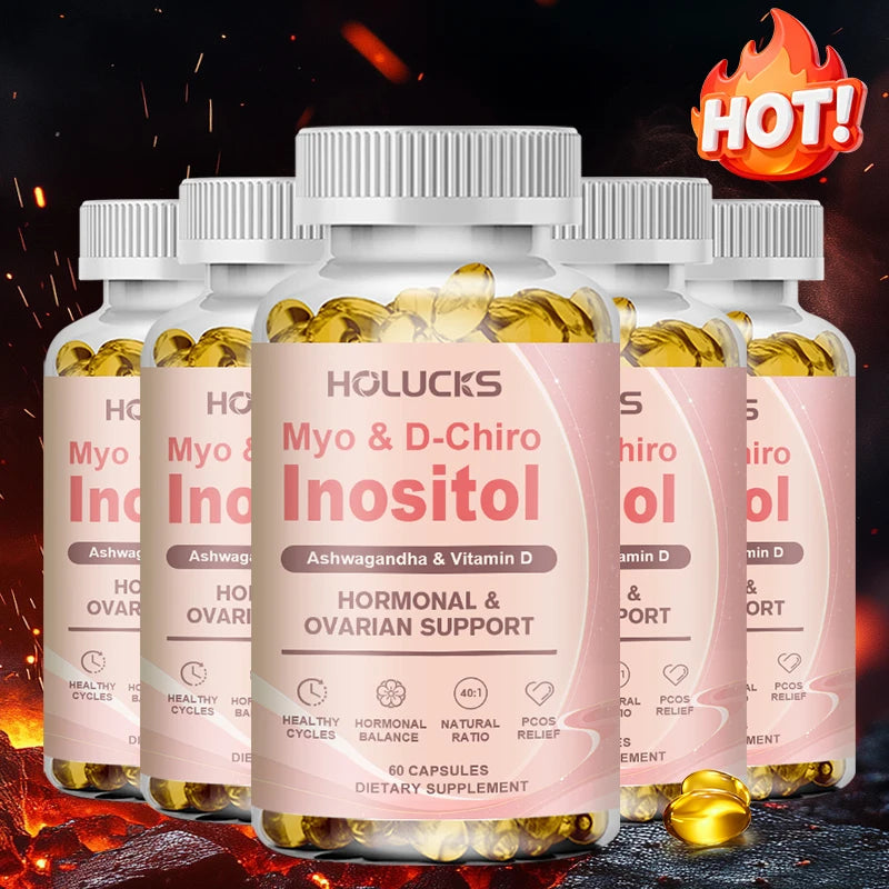 Inositol D-Chiro Supplement for Women, Hormonal Balance Support, Regulate Menstrual Cycle & Ovarian Health