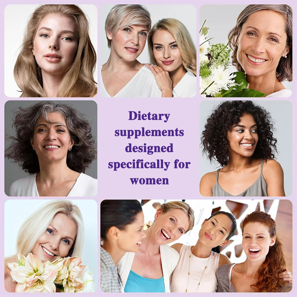 1000mg Hormone Support - Menopause Supplements for Women - Supports Natural Hormonal Balanc, Monthly Comfort and Wellness