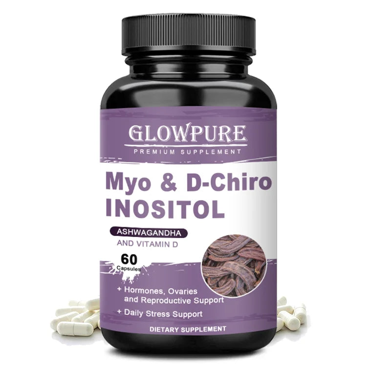 Hormone Balance Supplement for Women - Inositol with D3 for Menstrual Regulation, Hair Growth & Fat Support
