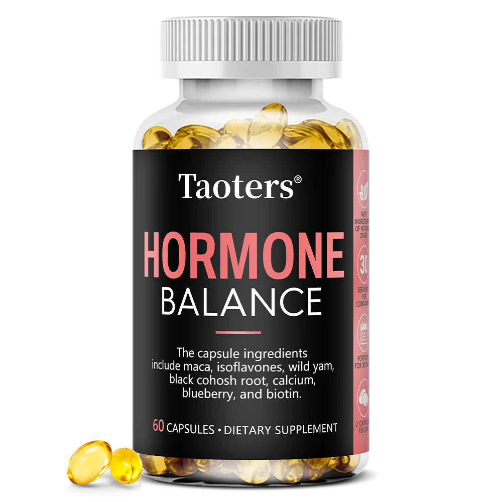 Herbal Menopause Supplement for Women To Support Female Hormone Balance and Healthy Ovarian Function, Enhancing Mood