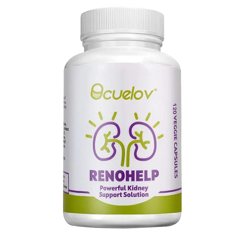 Bcuelov All Natural Kidney Support Supplement Promotes Healthy Kidney Function, Creatinine Levels and Glomerular Filtration