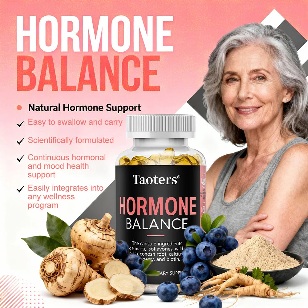 Herbal Menopause Supplement for Women To Support Female Hormone Balance and Healthy Ovarian Function, Enhancing Mood