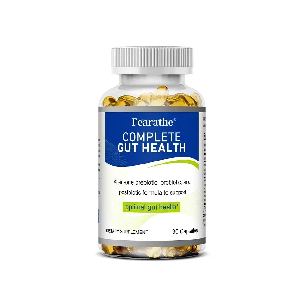 Probiotics Prebiotics & Postbiotics Complex Capsules, Digestive, Gut & Immune Wellness Supplement  for Women & Men, Vegetarian