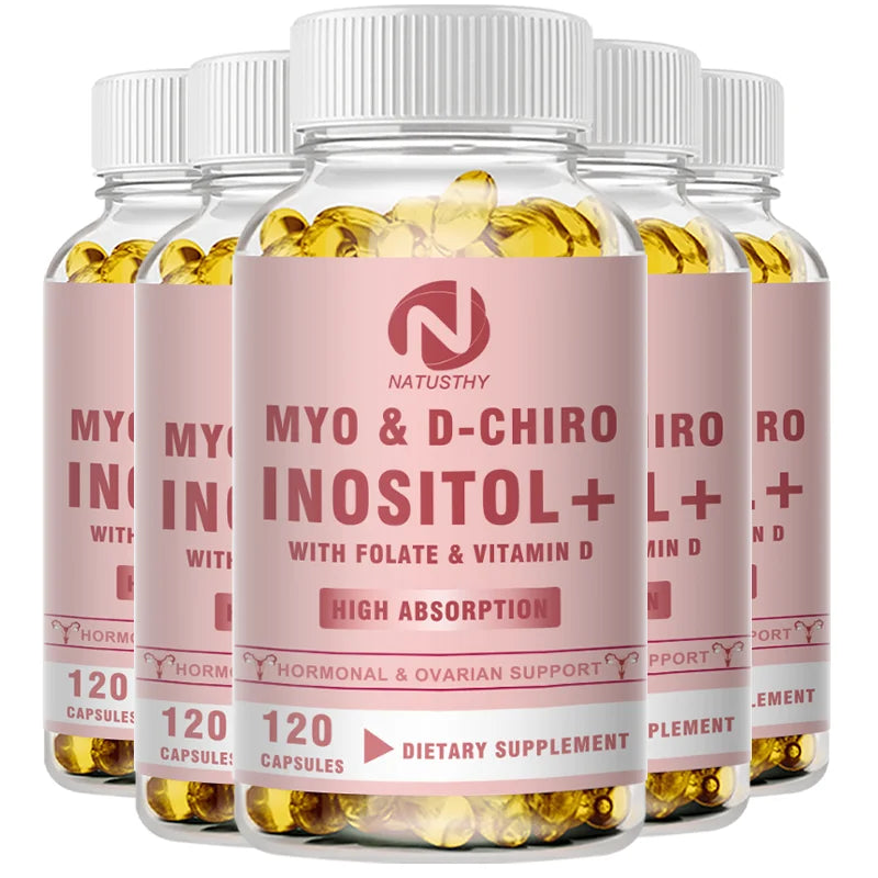 Inositol & D-Chiro Supplement For Women - Ideal 40:1 Inositol Ratio - Supports Hormone Balance, Regular Cycles & Ovarian Health