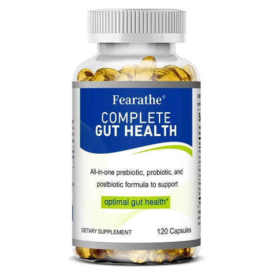 Probiotics Prebiotics & Postbiotics Complex Capsules, Digestive, Gut & Immune Wellness Supplement  for Women & Men, Vegetarian